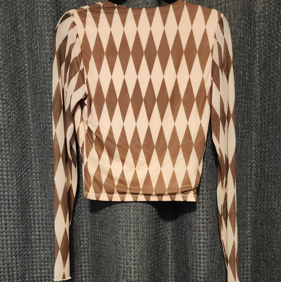 Forest Ink Patterned Women's Top - Picture 4 of 5